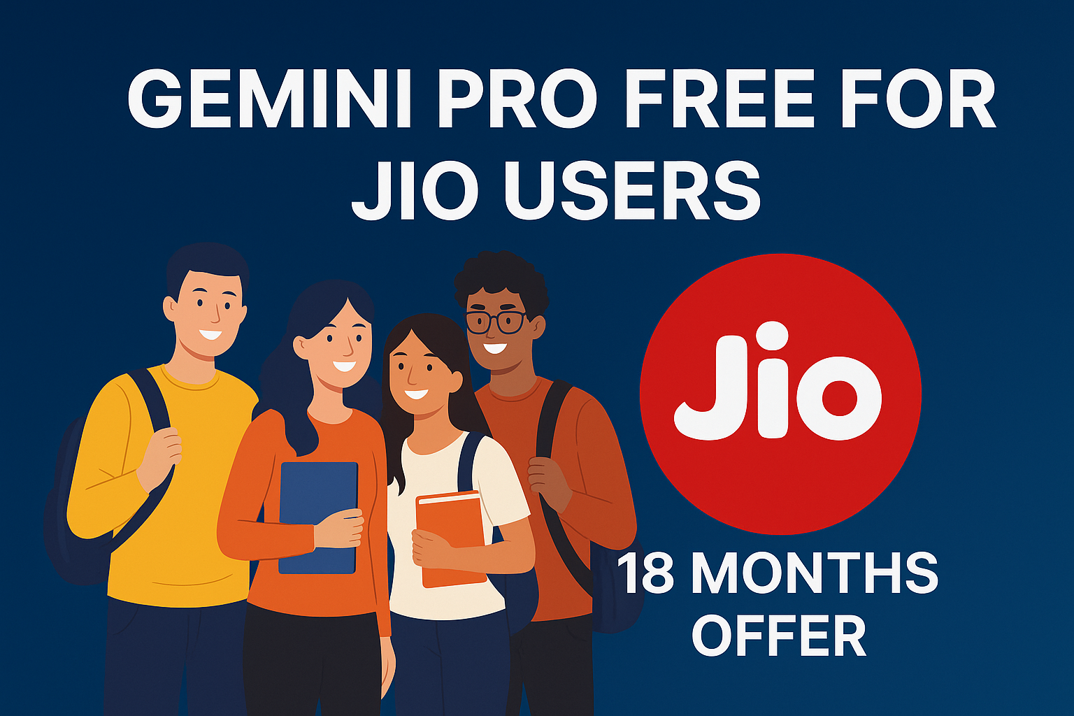 Google Gemini is Now Free for Jio Users — India’s Biggest AI Collaboration Yet